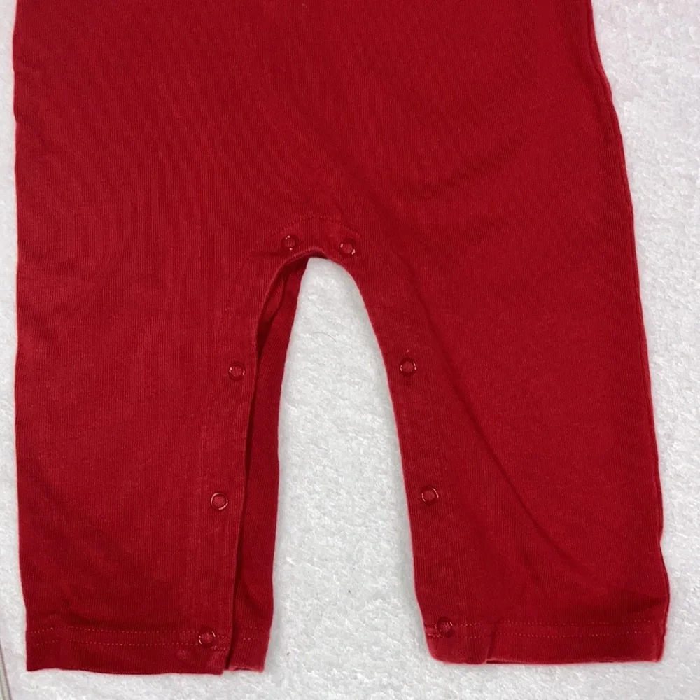 Oshkosh Blue boys red one piece romper size 18m